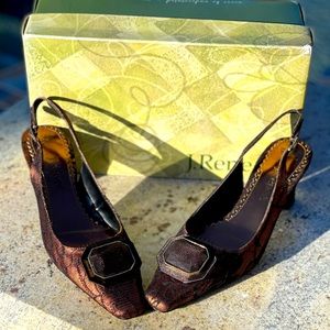 J. Renee Evita Bronze Heels